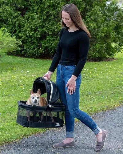 Black VIEW 360 Pet Carrier & Car Seat - PremiumPetsPlus