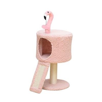 Catry Flamingo Small Cat Tree with Scratching board