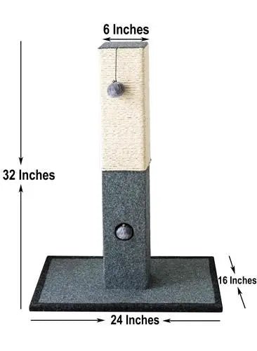 Minimalist Cat Tree Sizing Chart