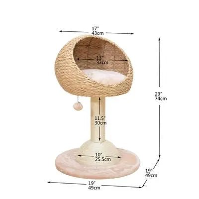 Sustainable Cat Tree Sizing Chart