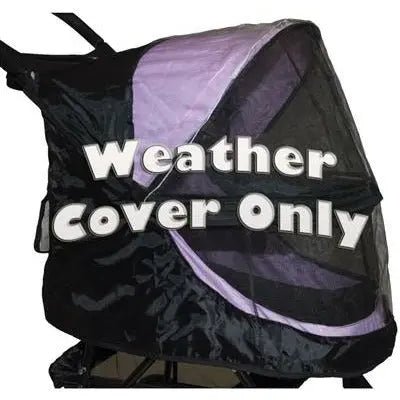 Black Weather Cover For No-Zip Happy Trails - PremiumPetsPlus