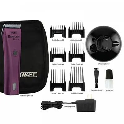 Bravura Lithium Cordless Clipper Purple by Wahl - PremiumPetsPlus