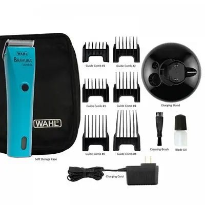 Bravura Lithium Cordless Clipper Turquoise by Wahl - PremiumPetsPlus