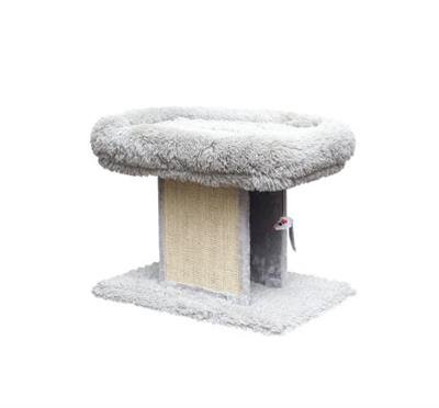 Catry Ivory Large Cat Perch with Scratching post