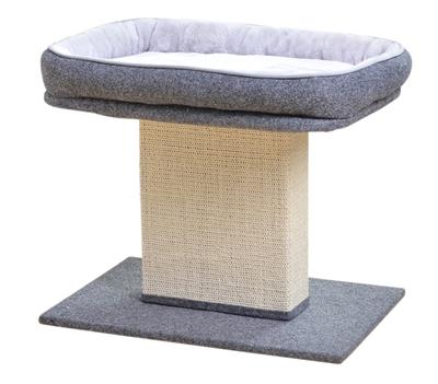 Catry Mellow Cat Bed Minimalist Design with Sisal Scratching Post