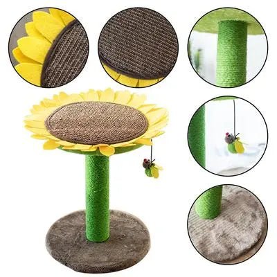 Sunflower Cat Tree Activity Tower