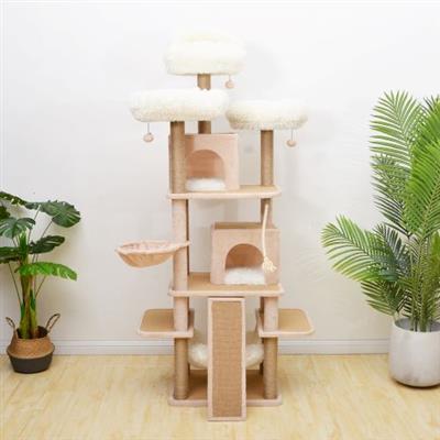 Deluxe Cat Tower with beds