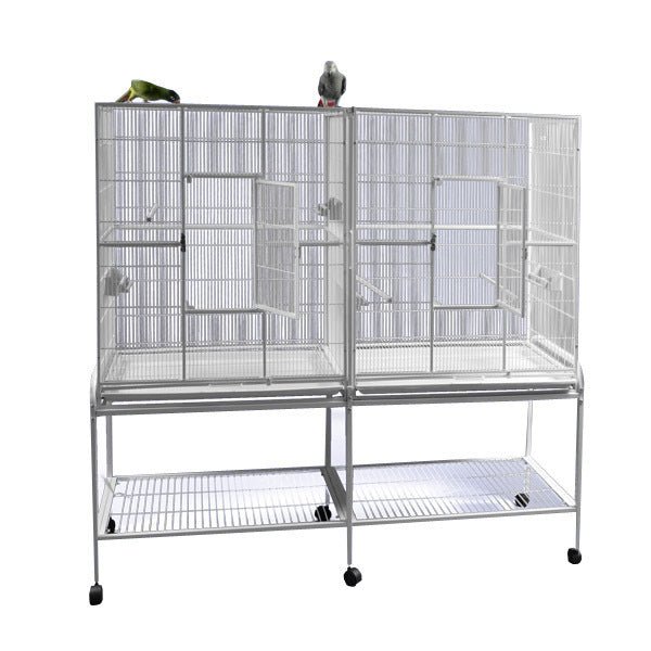 Double Flight Cage with Divider 64"x21"