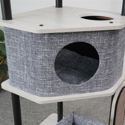 Industrial Style Large Cat Tower Close Up