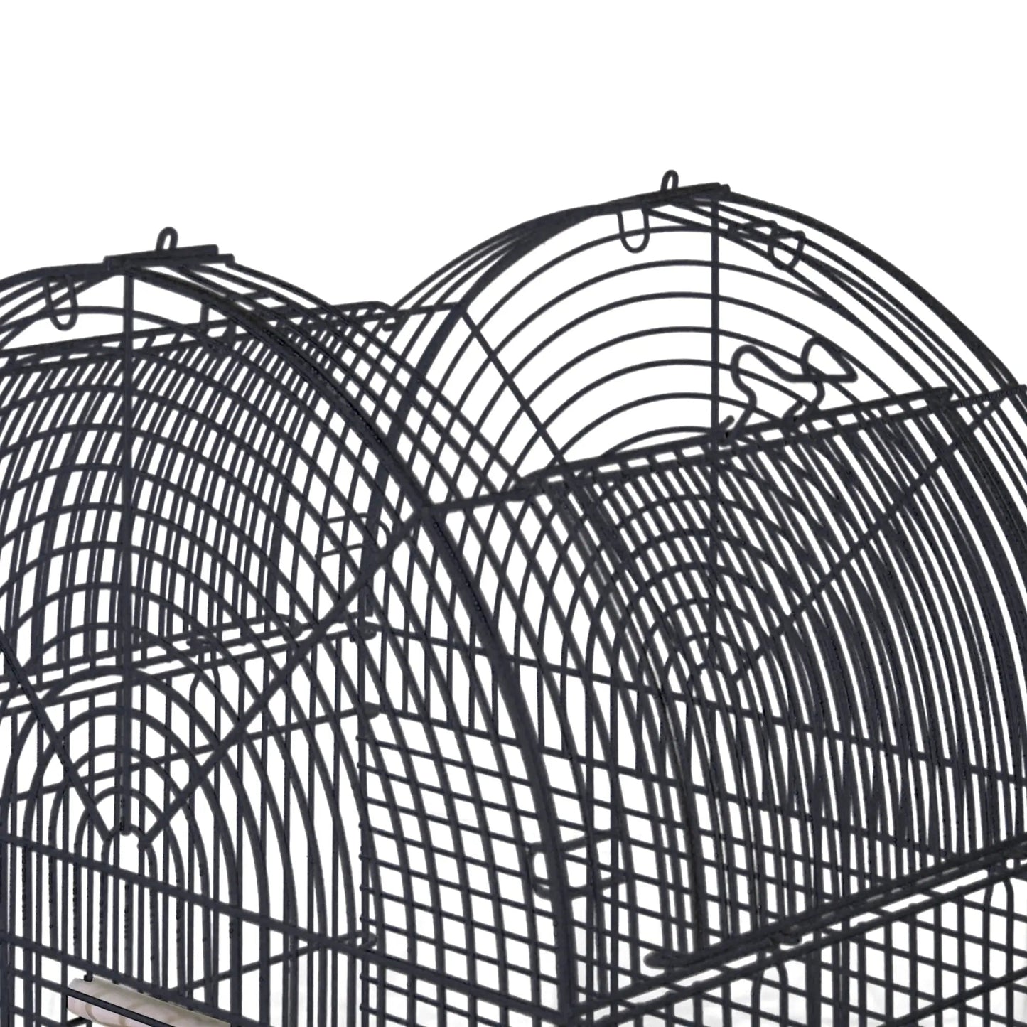 22"x17"x58" Opening Dome Top, Plastic Base, and Removable Metal Stand - PremiumPetsPlus