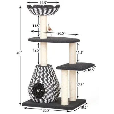 Eco-Friendly Cat Tree Sizing Chart