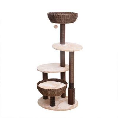 Petpals Pharaoh Natural Aesthetic, Handwoven, Eco-friendly Large Cat Tower