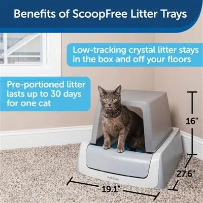 PetSafe ScoopFree Self-Cleaning Litter Box Covered - PremiumPetsPlus
