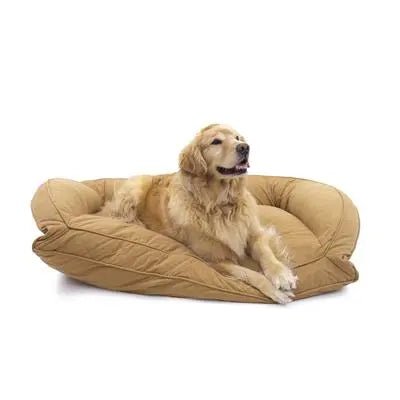 Quilted Microfiber Bolster Bed - PremiumPetsPlus
