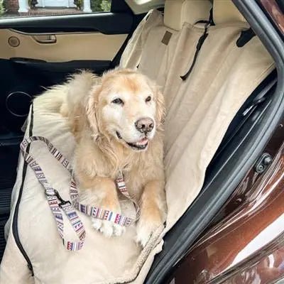 Quilted Microfiber Rear Car Seat Protector - PremiumPetsPlus