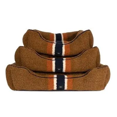 Shinola Pet Kuddle Bed in Brown - PremiumPetsPlus
