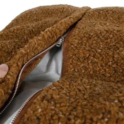 Shinola Pet Kuddle Bed in Brown - PremiumPetsPlus