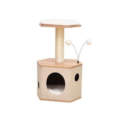 Cat Tree Natural All in 1 Kitten Condo