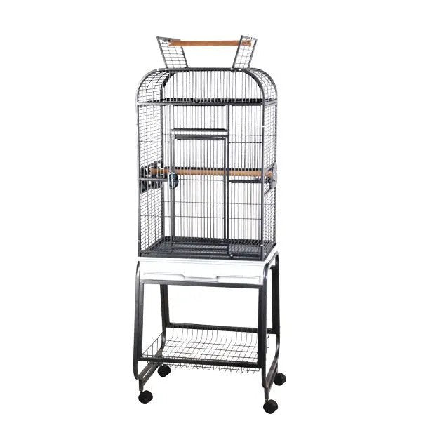 22"x17"x66" Open FlatTop Cage with Plastic Base - PremiumPetsPlus
