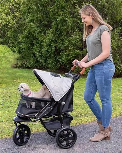 Summit Grey AT3 No Zip Stroller - PremiumPetsPlus