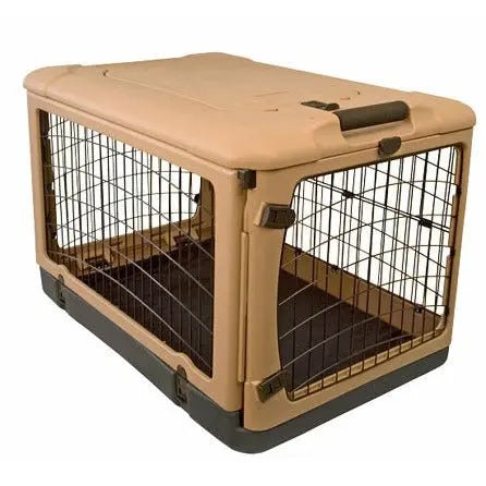 The Other Door™ Steel Crate - Tan - PremiumPetsPlus