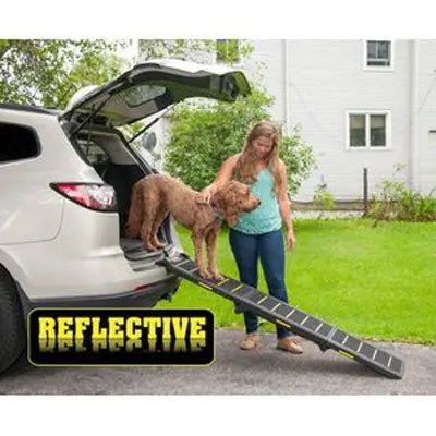Travel Lite Tri-Fold Reflective Ramp - 200 lbs Capacity - PremiumPetsPlus