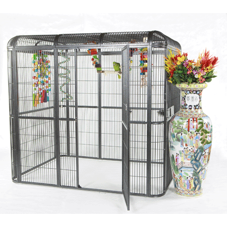 Walk-in Aviary 110'' x 62'' x 79'' - PremiumPetsPlus